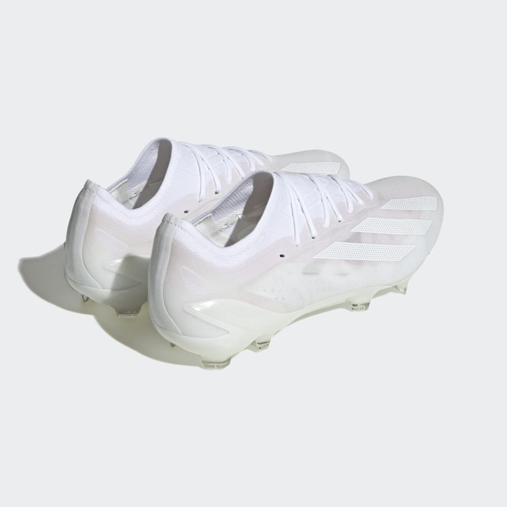 adidas X Crazyfast.1 FG Firm Ground Soccer Cleats White/White