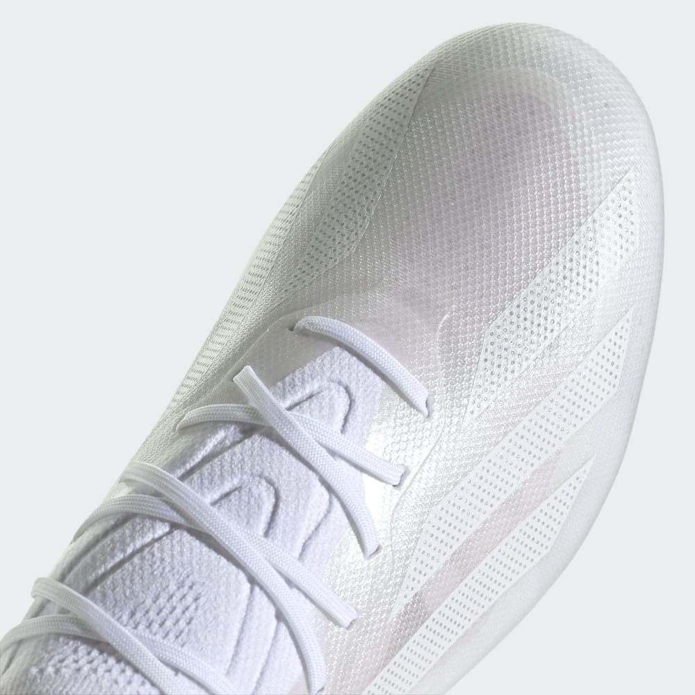 adidas X Crazyfast.1 FG Firm Ground Soccer Cleats White/White