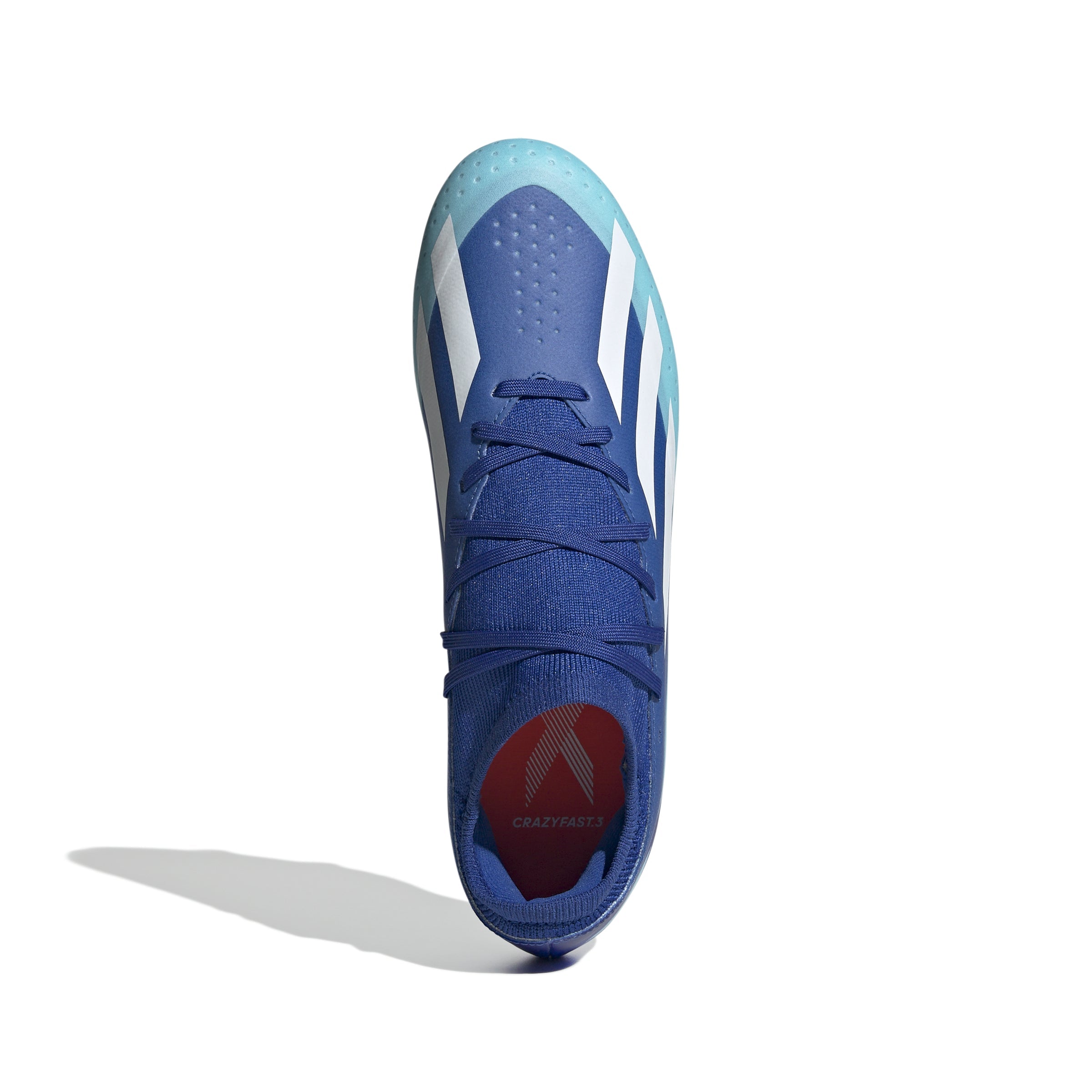 Adidas x Crazyfast.3 FG Firm Ground Soccer Cleats Royal White 10