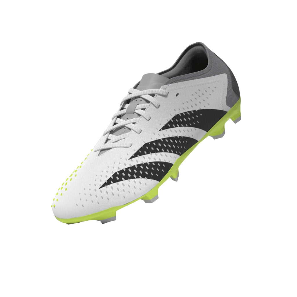 Adidas Predator Accuracy.3 L FG Firm Ground Soccer Cleats White Black 10.5