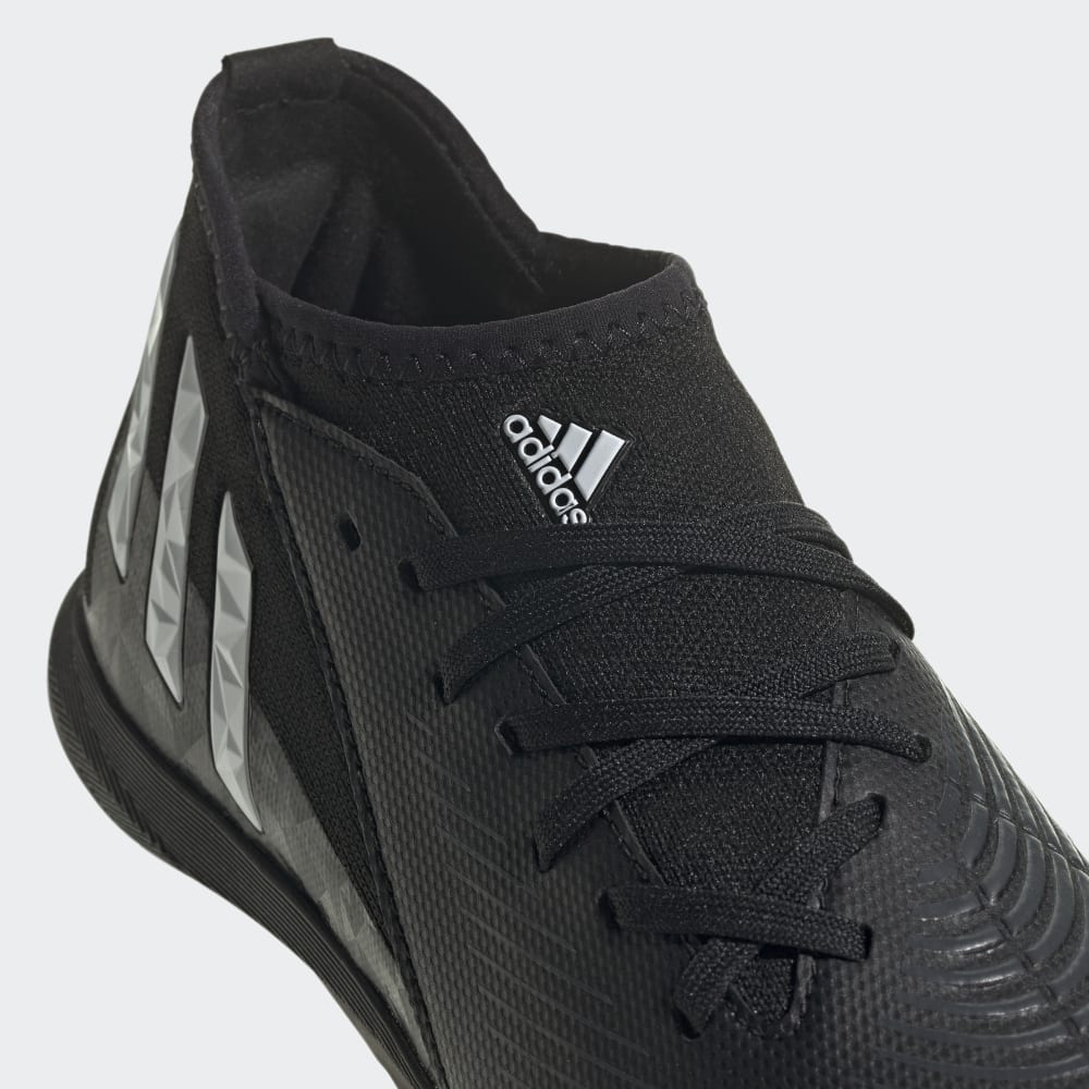adidas Kid's Predator EDGE.3 TF J Turf Soccer Shoes Black/White