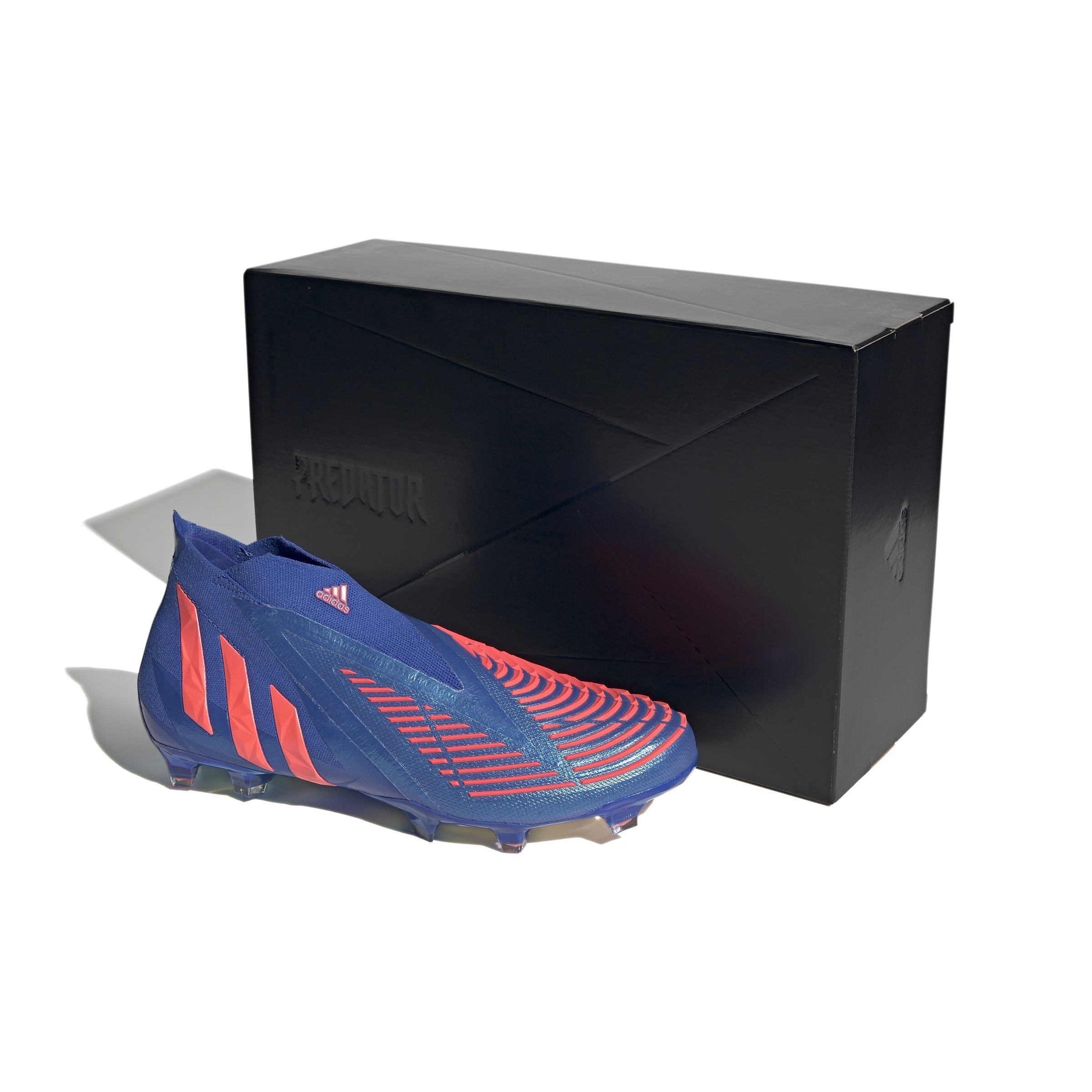adidas Predator Edge+ FG Firm Ground Boots Hi-Res Blue/Turbo/Hi-Res Blue