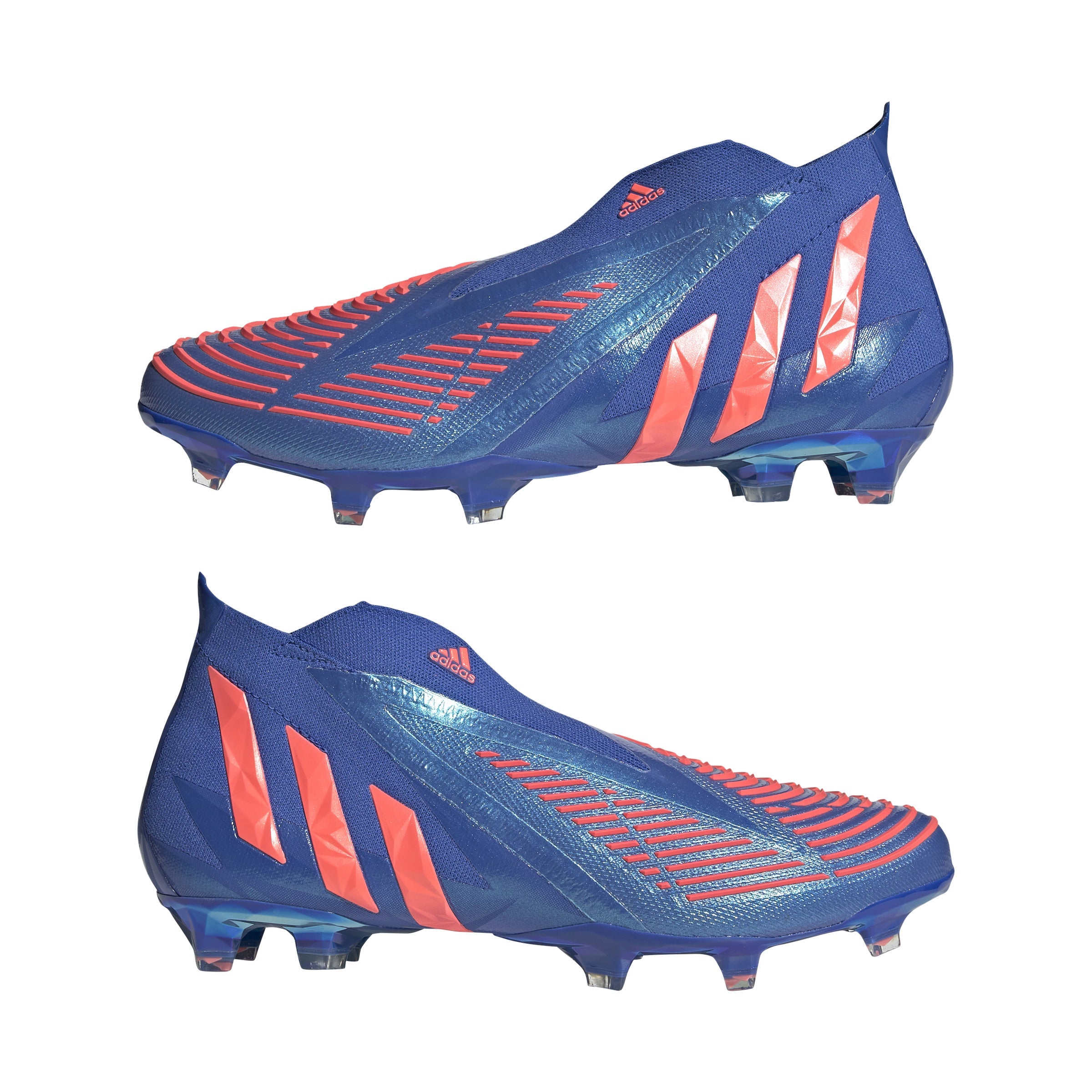 adidas Predator Edge+ FG Firm Ground Boots Hi-Res Blue/Turbo/Hi-Res Blue