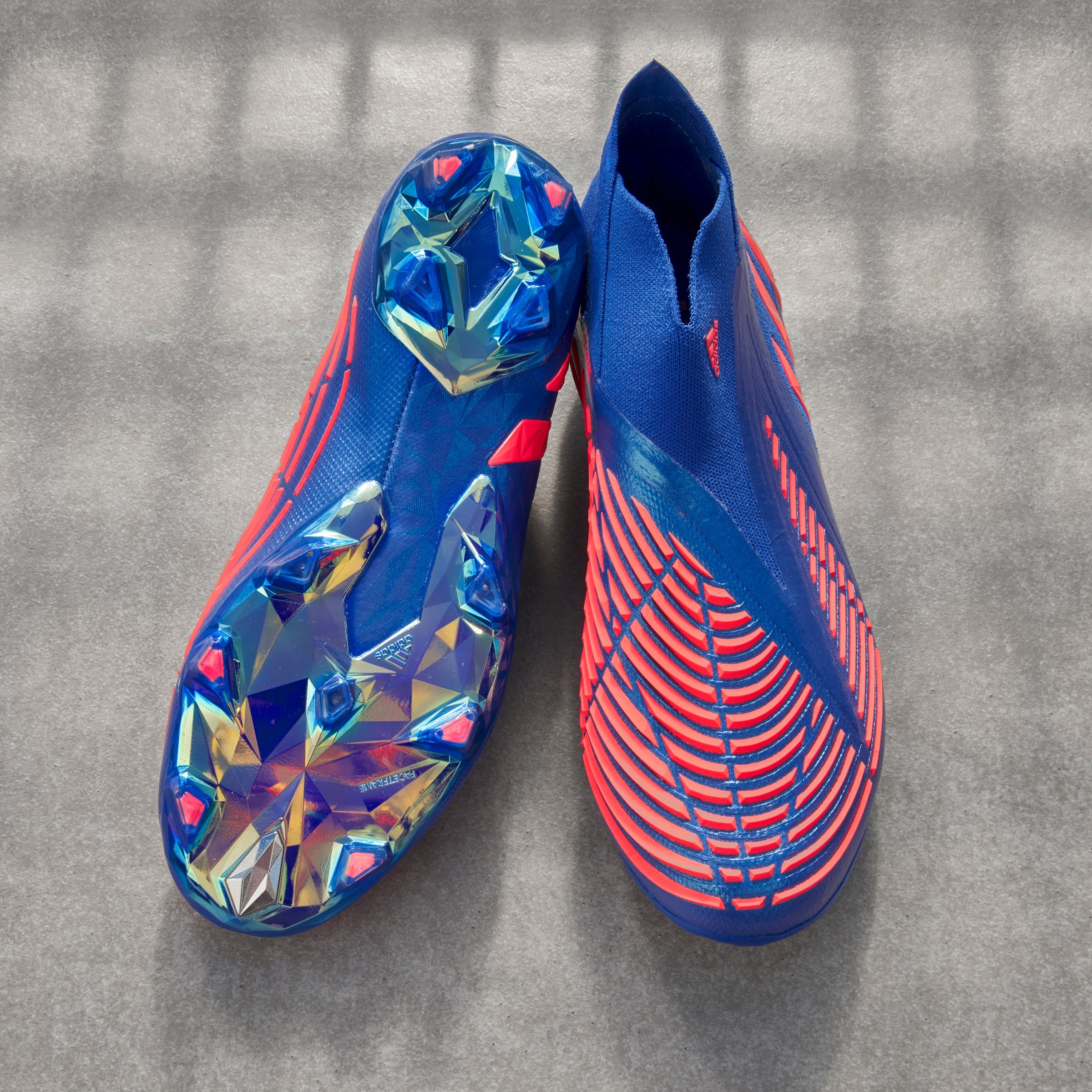 adidas Predator Edge+ FG Firm Ground Boots Hi-Res Blue/Turbo/Hi-Res Blue
