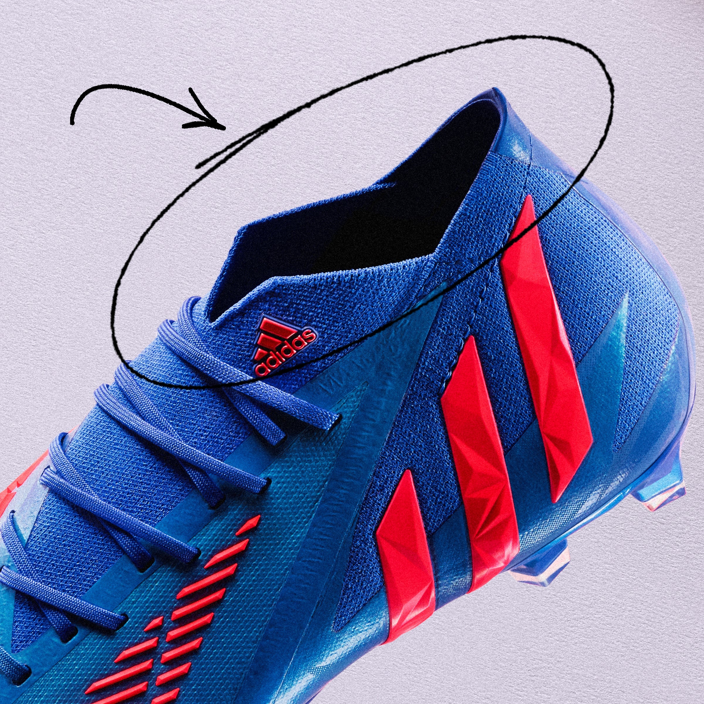 adidas Predator Edge.1 FG Firm Ground Boots Hi-Res Blue/Turbo/Hi-Res Blue