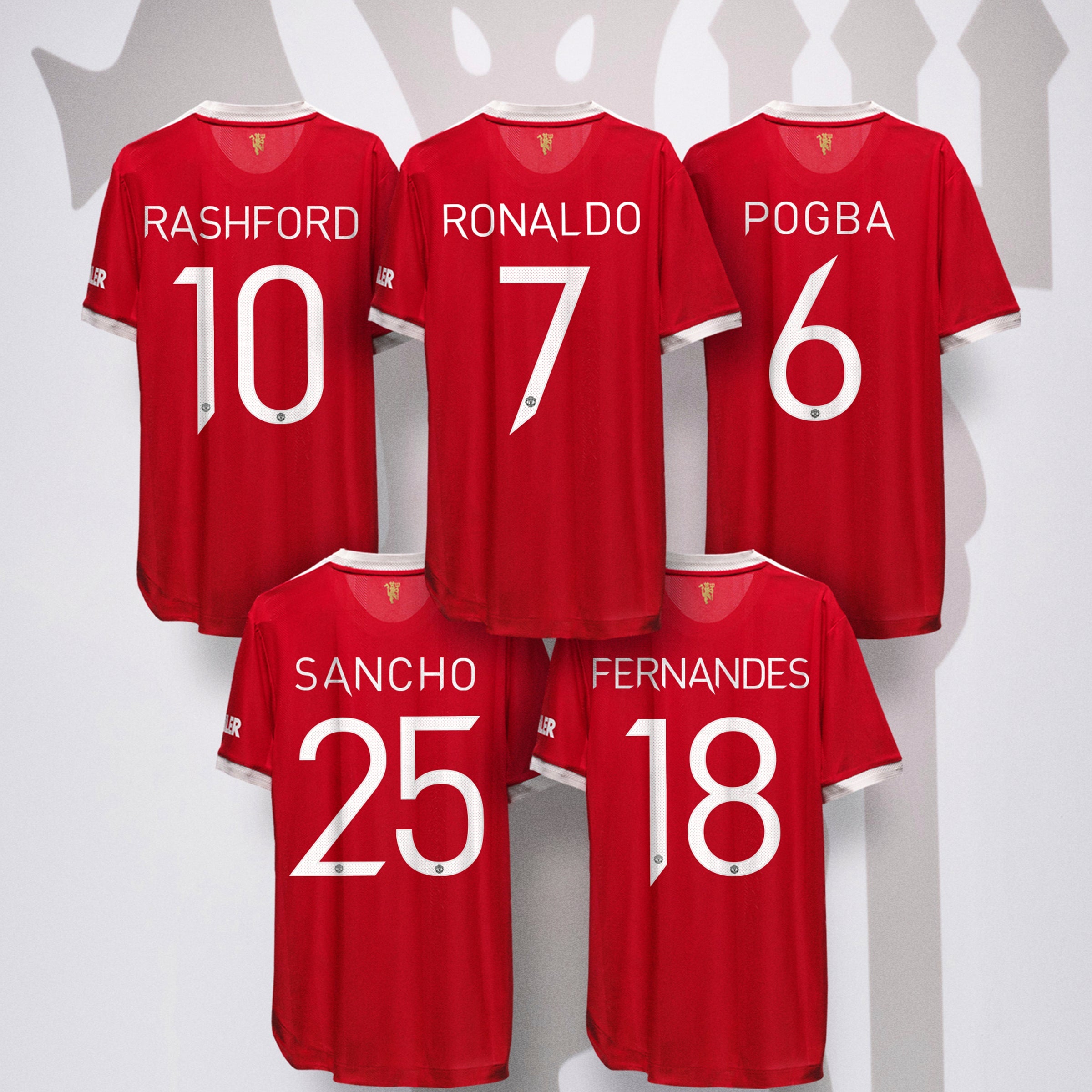 adidas Men's Manchester United Home Authentic Jersey 21