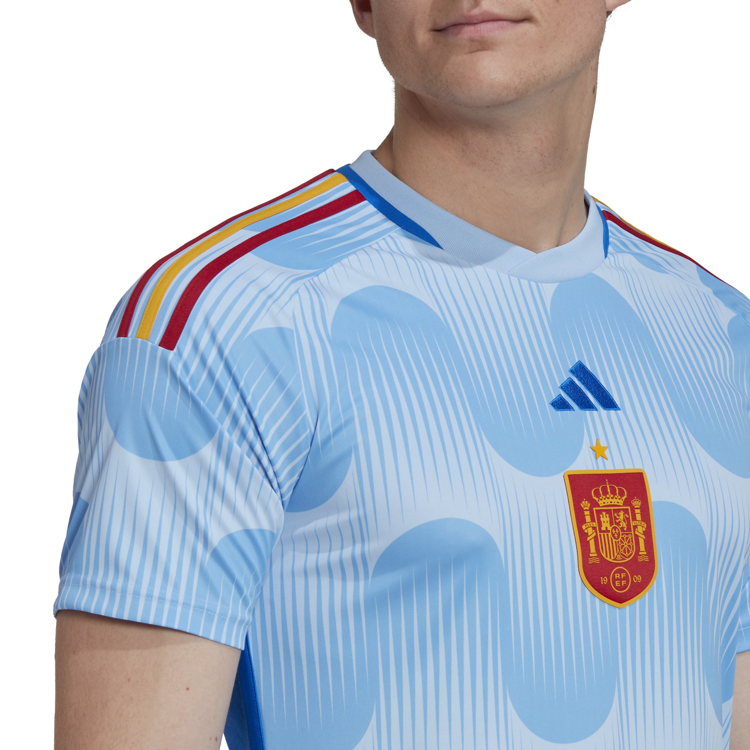 adidas Camiseta de visitante de Espana 22 para hombre Best Buy Soccer