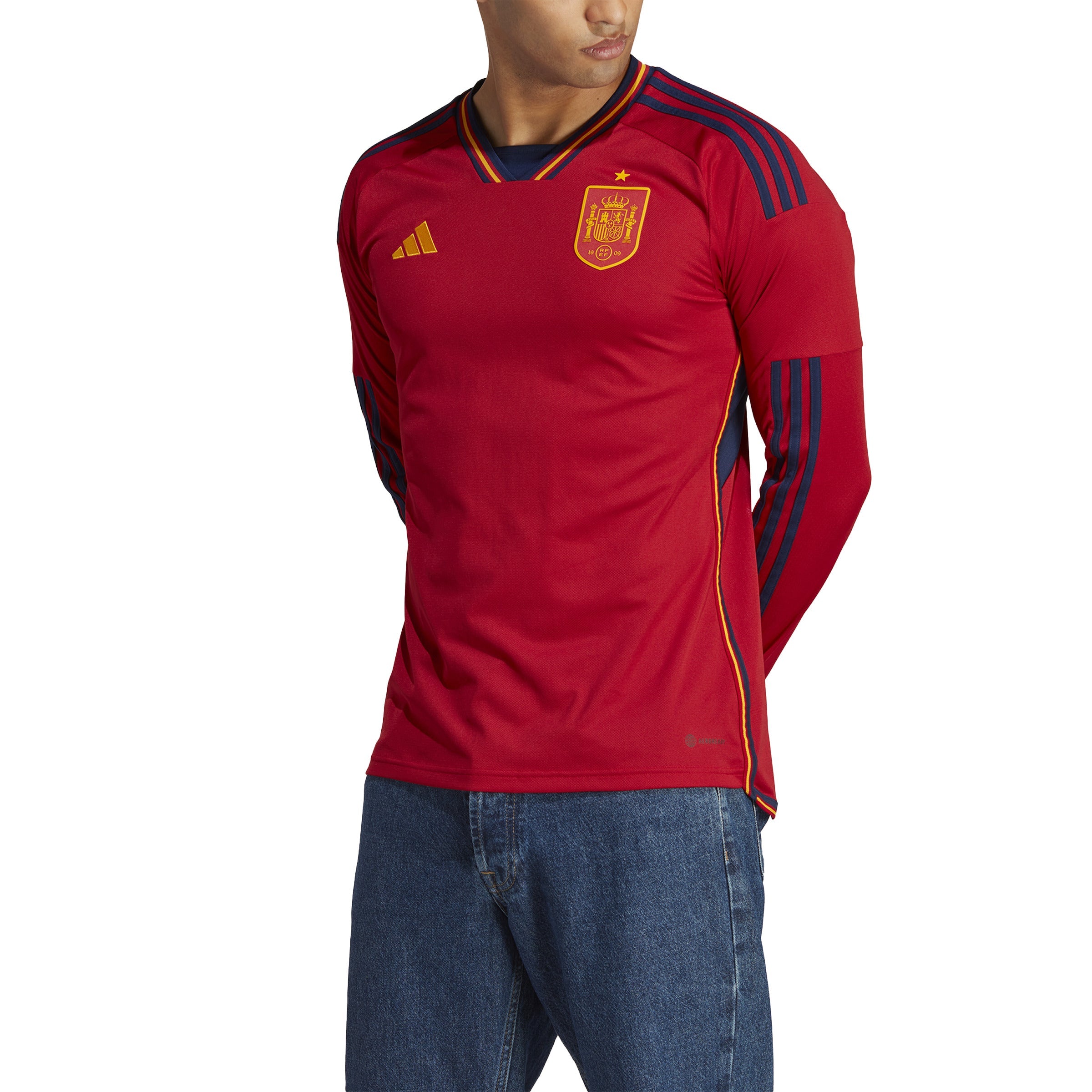 adidas Men's Spain Home Long Sleeve Jersey 22/23