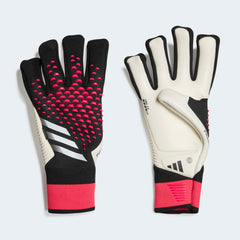 adidas Predator Pro Fingersave Goalkeeper Gloves Black/White/Shock Pink