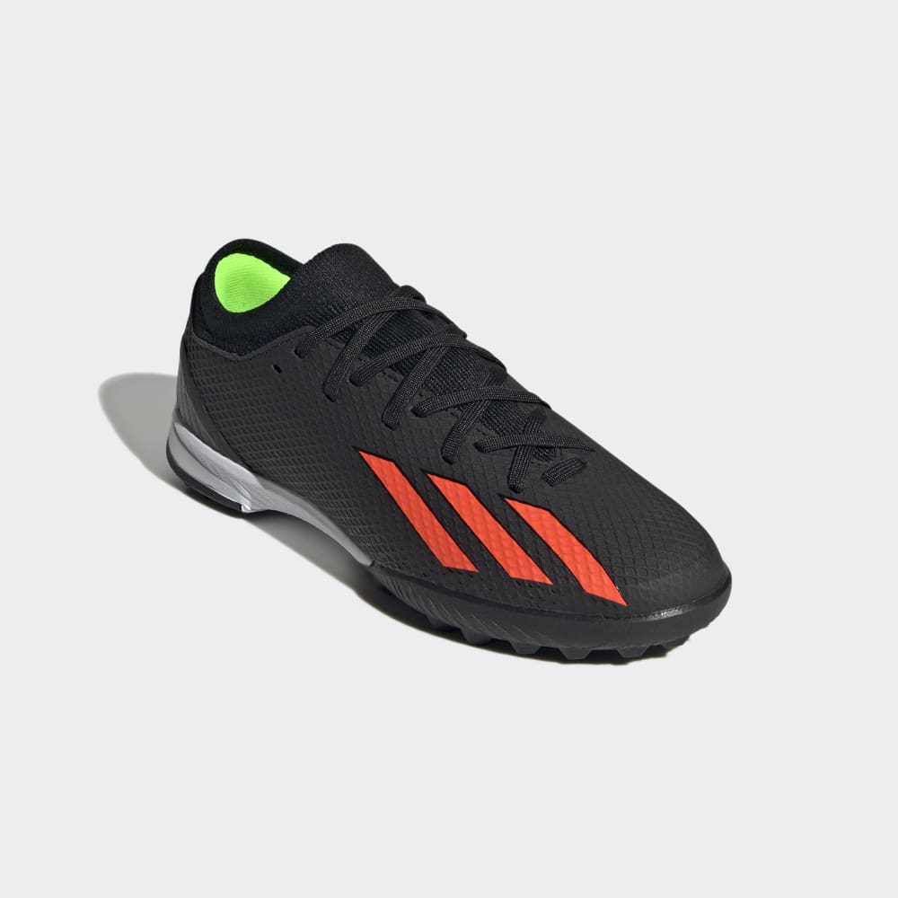 adidas Kid's X Speed Portal 3 TF J Turf Football Boots Black/Red