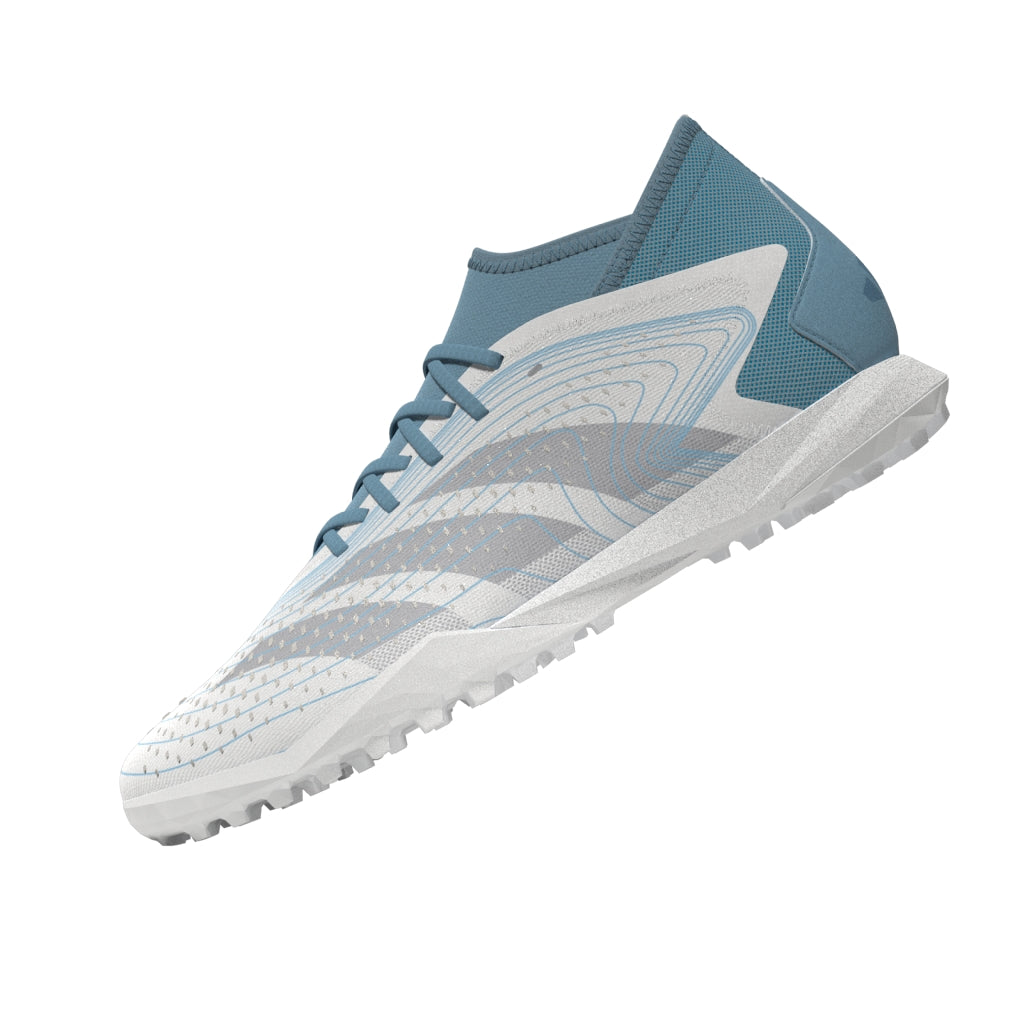 adidas Predator Accuracy.3 TF Turf Shoes White/Grey/Blue