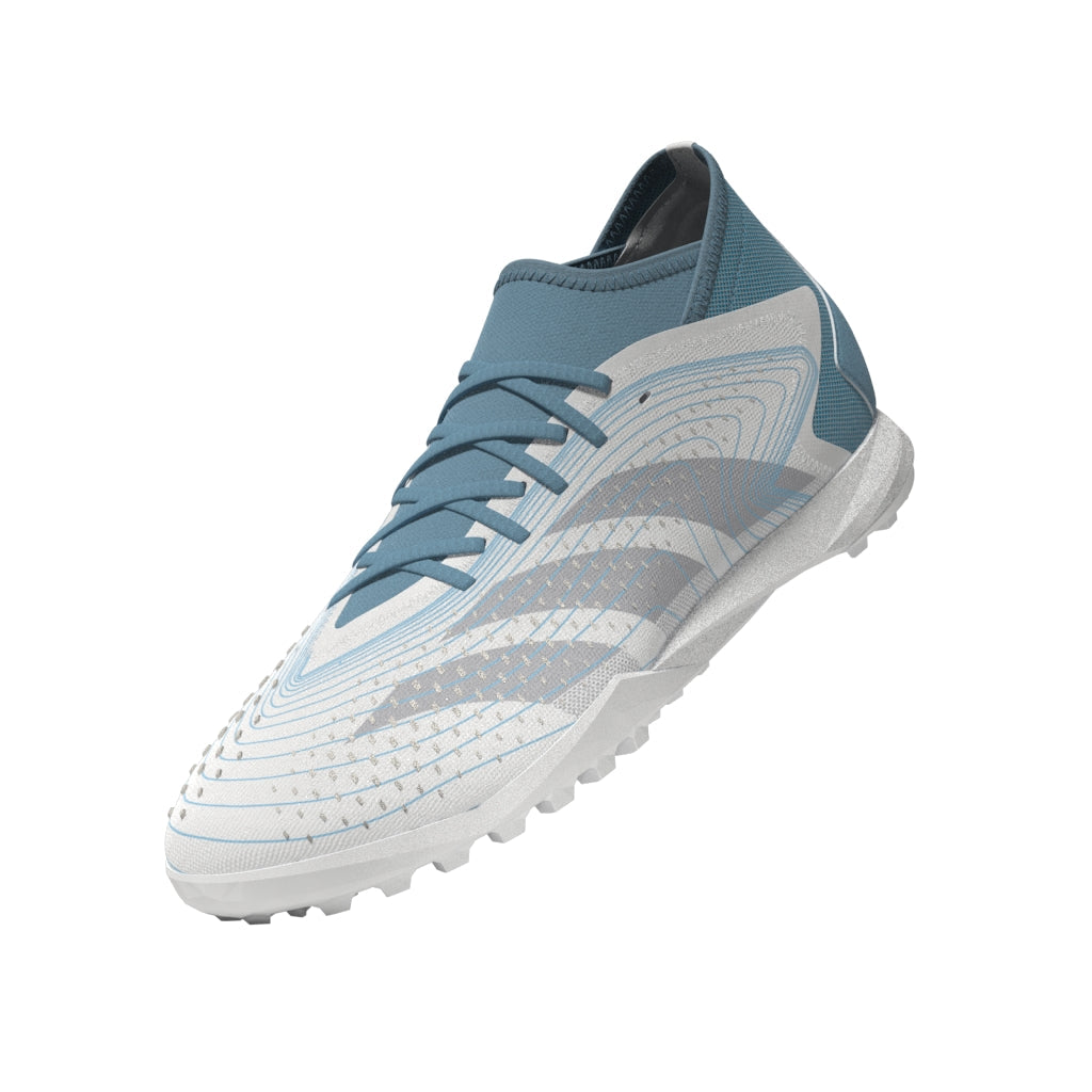 adidas Predator Accuracy.3 TF Turf Shoes White/Grey/Blue
