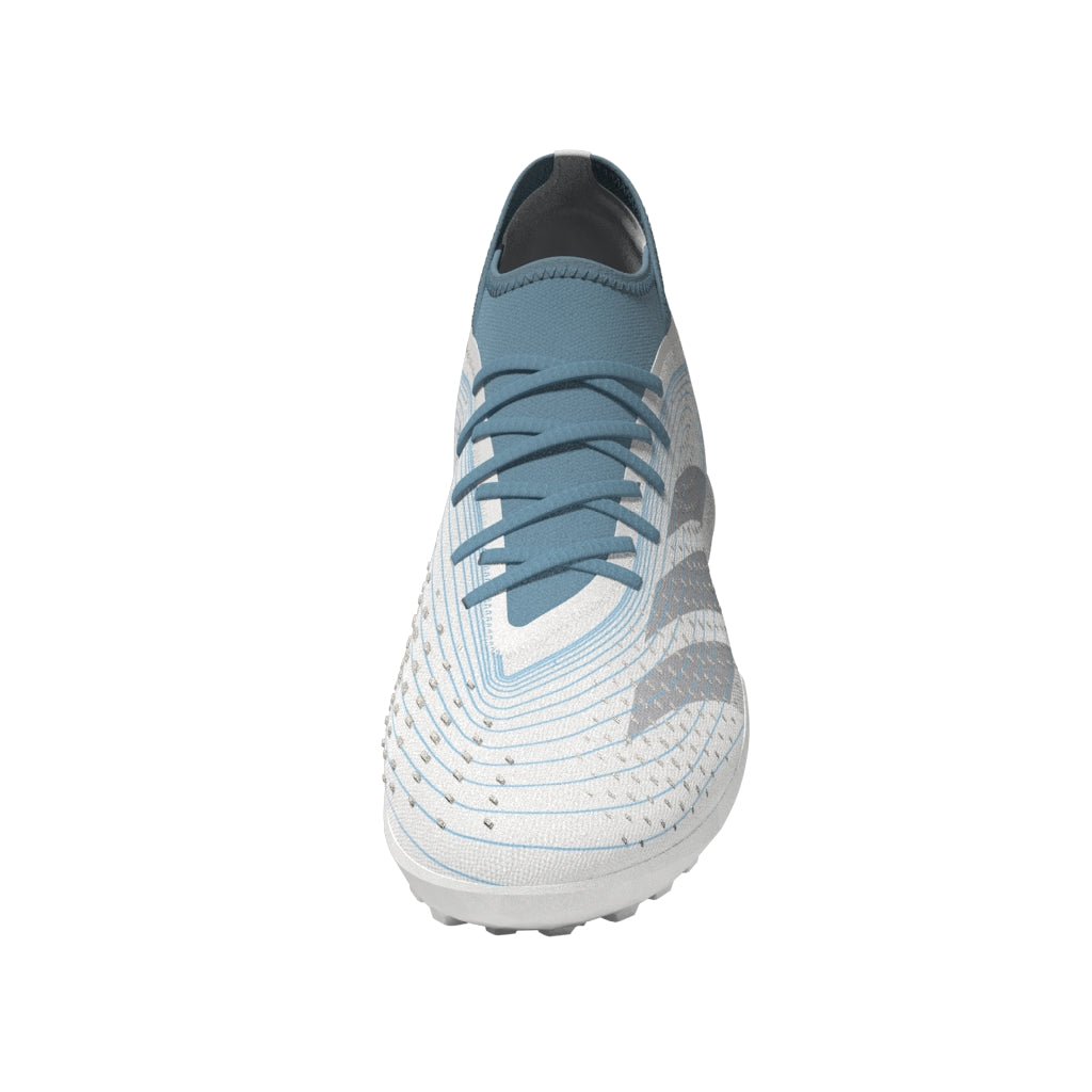 adidas Predator Accuracy.3 TF Turf Shoes White/Grey/Blue