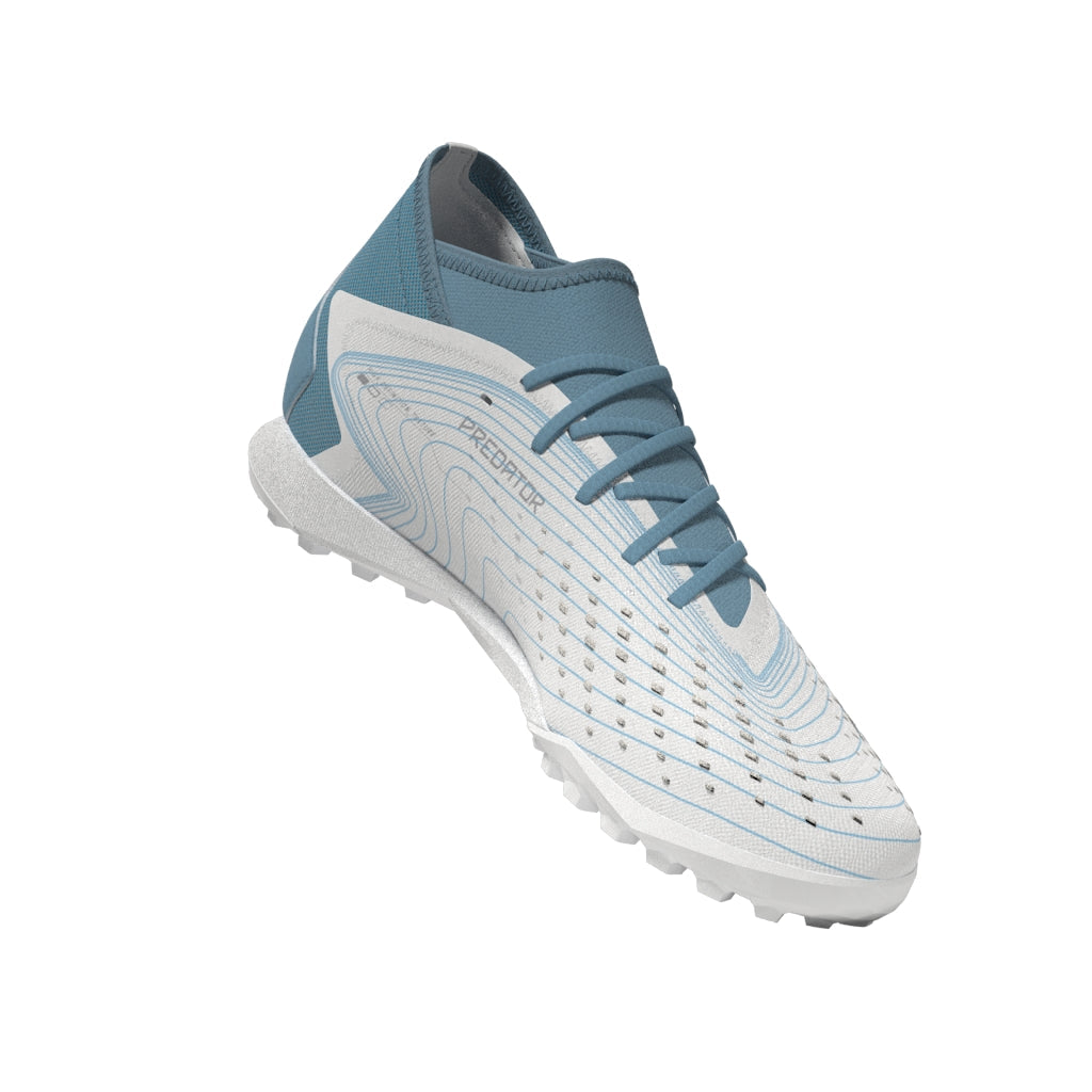 adidas Predator Accuracy.3 TF Turf Shoes White/Grey/Blue