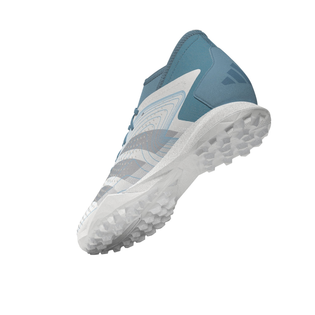 adidas Predator Accuracy.3 TF Turf Shoes White/Grey/Blue