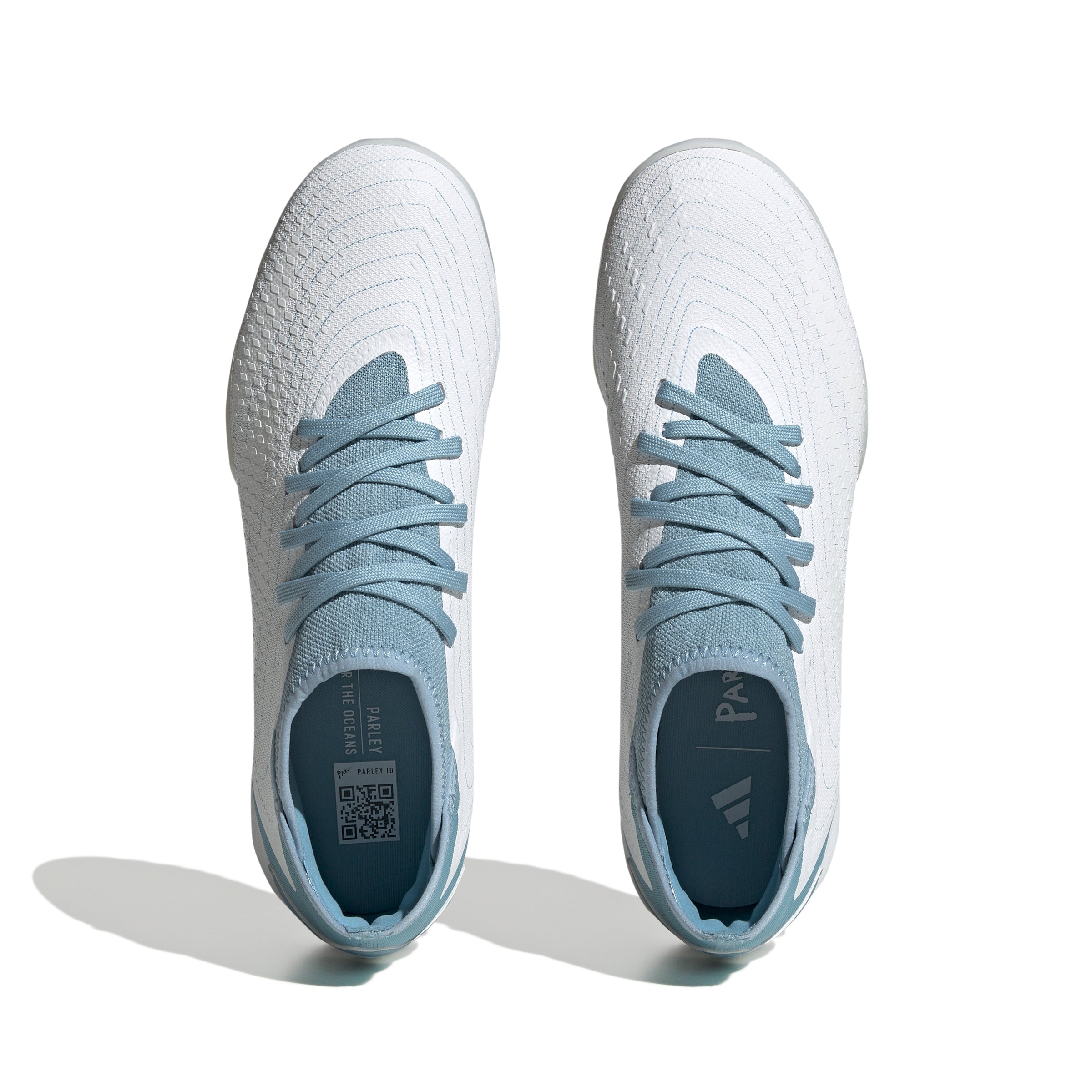 adidas Predator Accuracy.3 TF Turf Shoes White/Grey/Blue