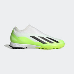 adidas X Crazyfast.3 TF Turf Soccer Shoes White/Black/Lucid Lemon