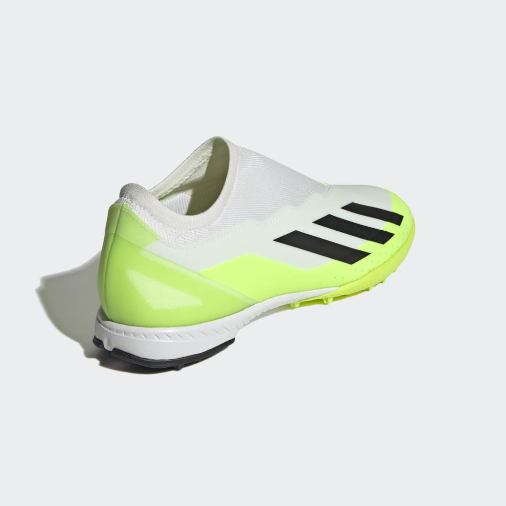 adidas X Crazyfast.3 TF Turf Soccer Shoes White/Black/Lucid Lemon