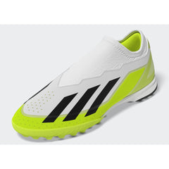 adidas X Crazyfast.3 TF Turf Soccer Shoes White/Black/Lucid Lemon