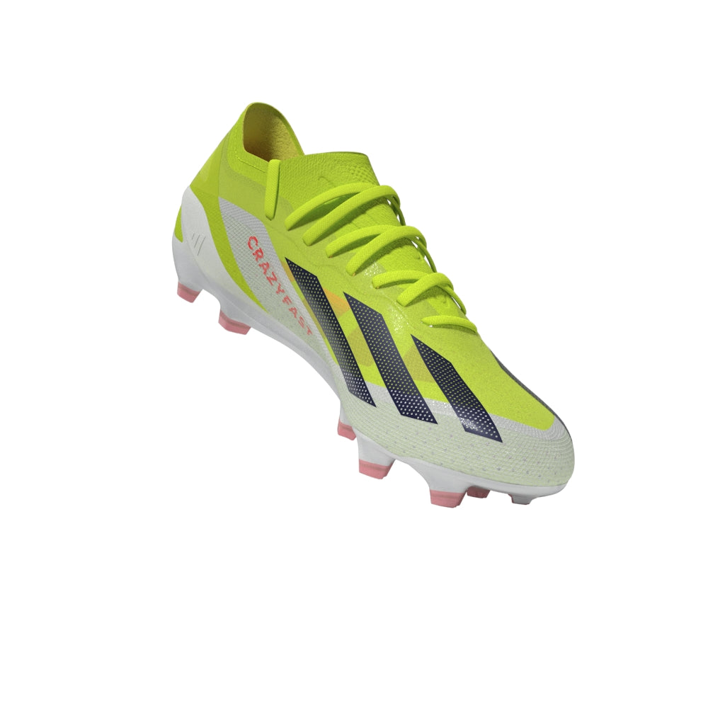 Adidas x Crazyfast Elite FG Solar Yellow Black White Size 8.5