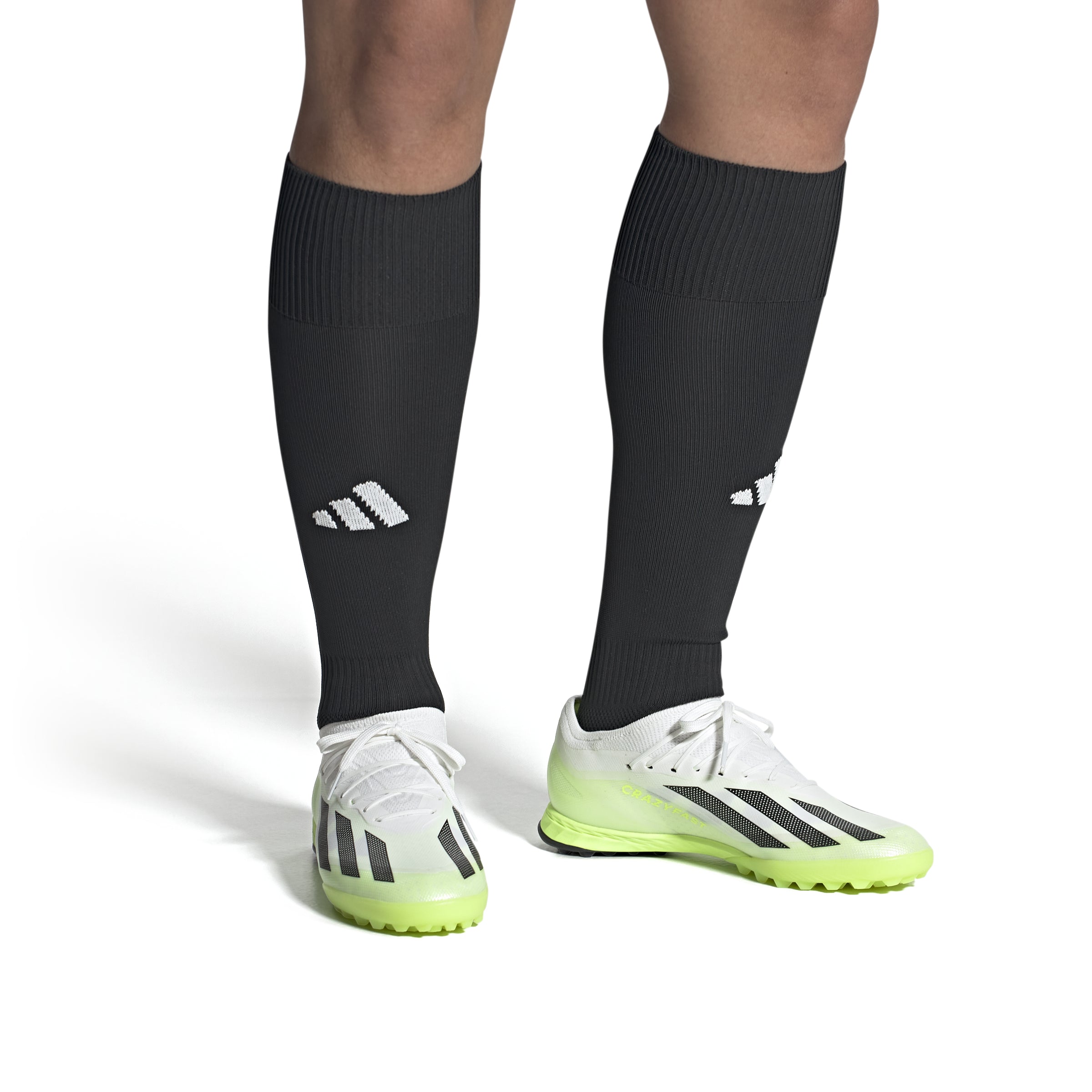 Adidas x Crazyfast.1 TF Turf Soccer Shoes White Black 11