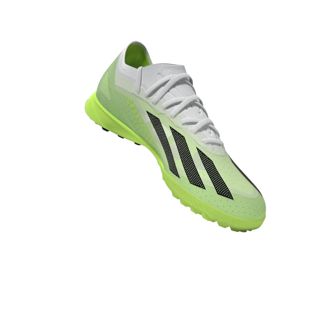 Adidas x Crazyfast.1 TF Turf Soccer Shoes White Black 11