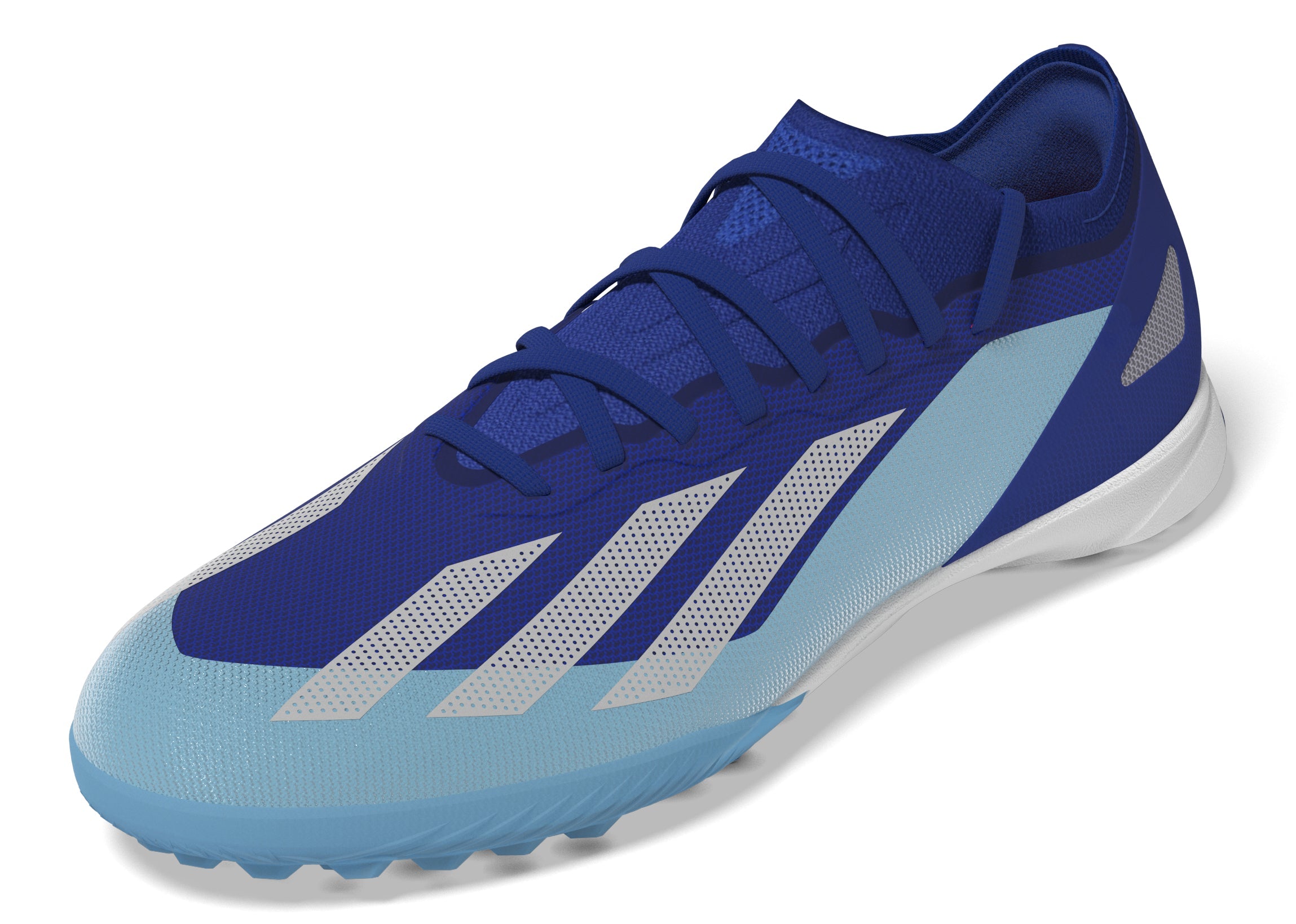 Adidas x Crazyfast.1 TF Turf Soccer Shoes Royal White 9.5