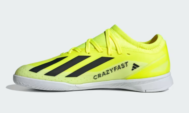 Adidas x Crazyfast League in Indoor Junior Team Solar Yellow Core Black 1.5