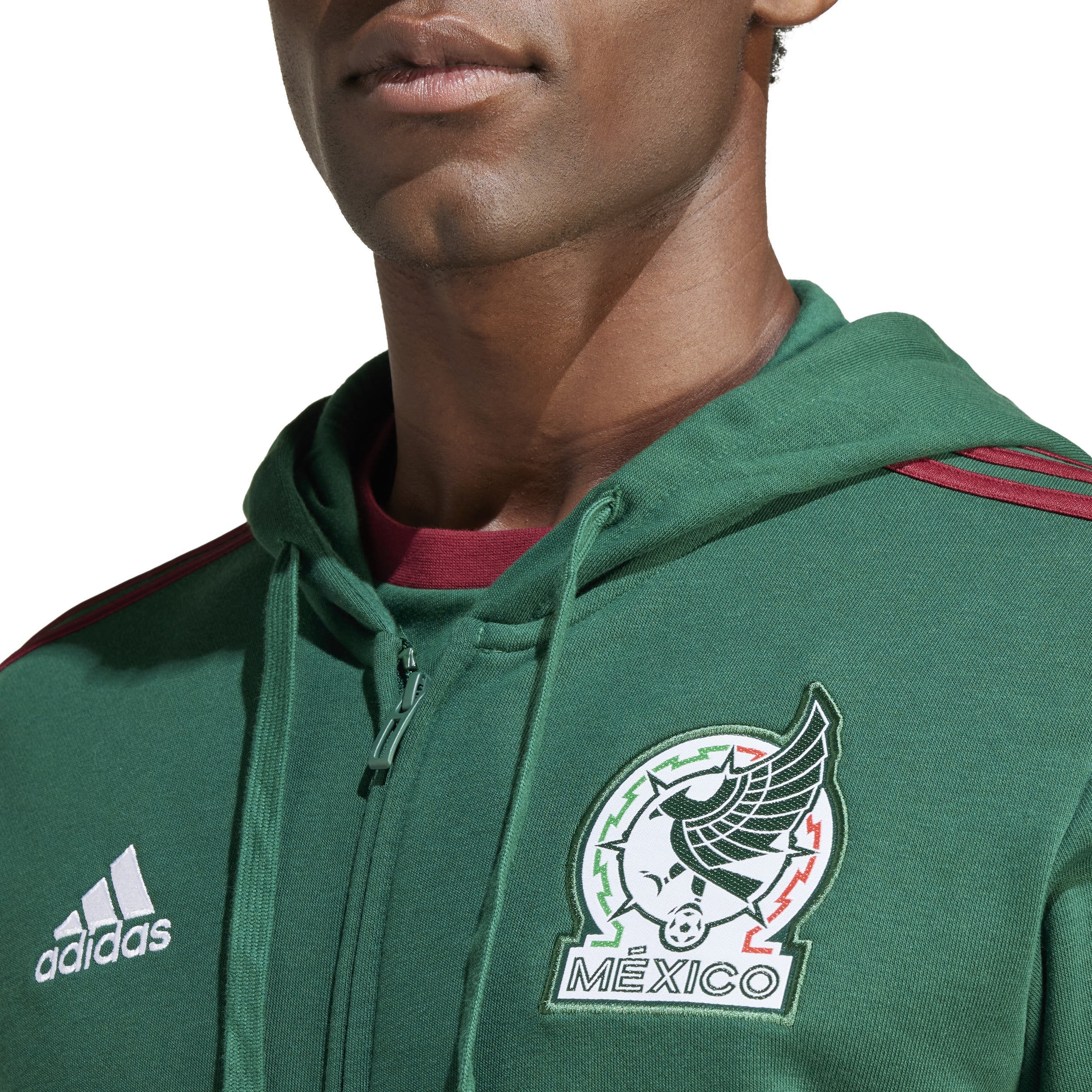 Sudadera con capucha y cremallera completa adidas Mexico DNA