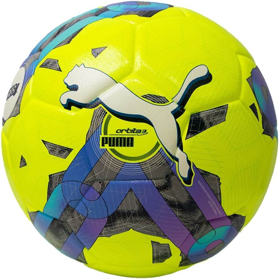 PUMA Orbita 3 TB NFHS Soccer Ball Lemon Tonic