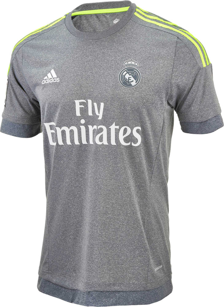 adidas Real Madrid Away Jersey 15 Grey – Best Buy Soccer