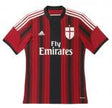 adidas AC Milan Home Jersey 14 Black/R - Best Buy Soccer