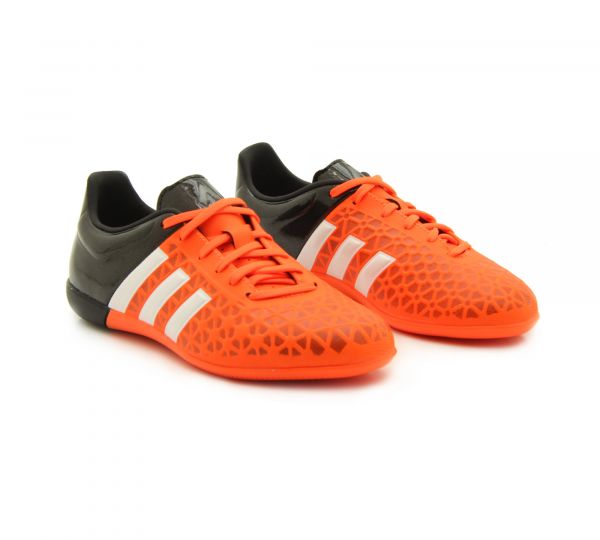 adidas ACE 15.3 IN Indoor Soccer Shoes Orange/White/Black - Best Buy Soccer