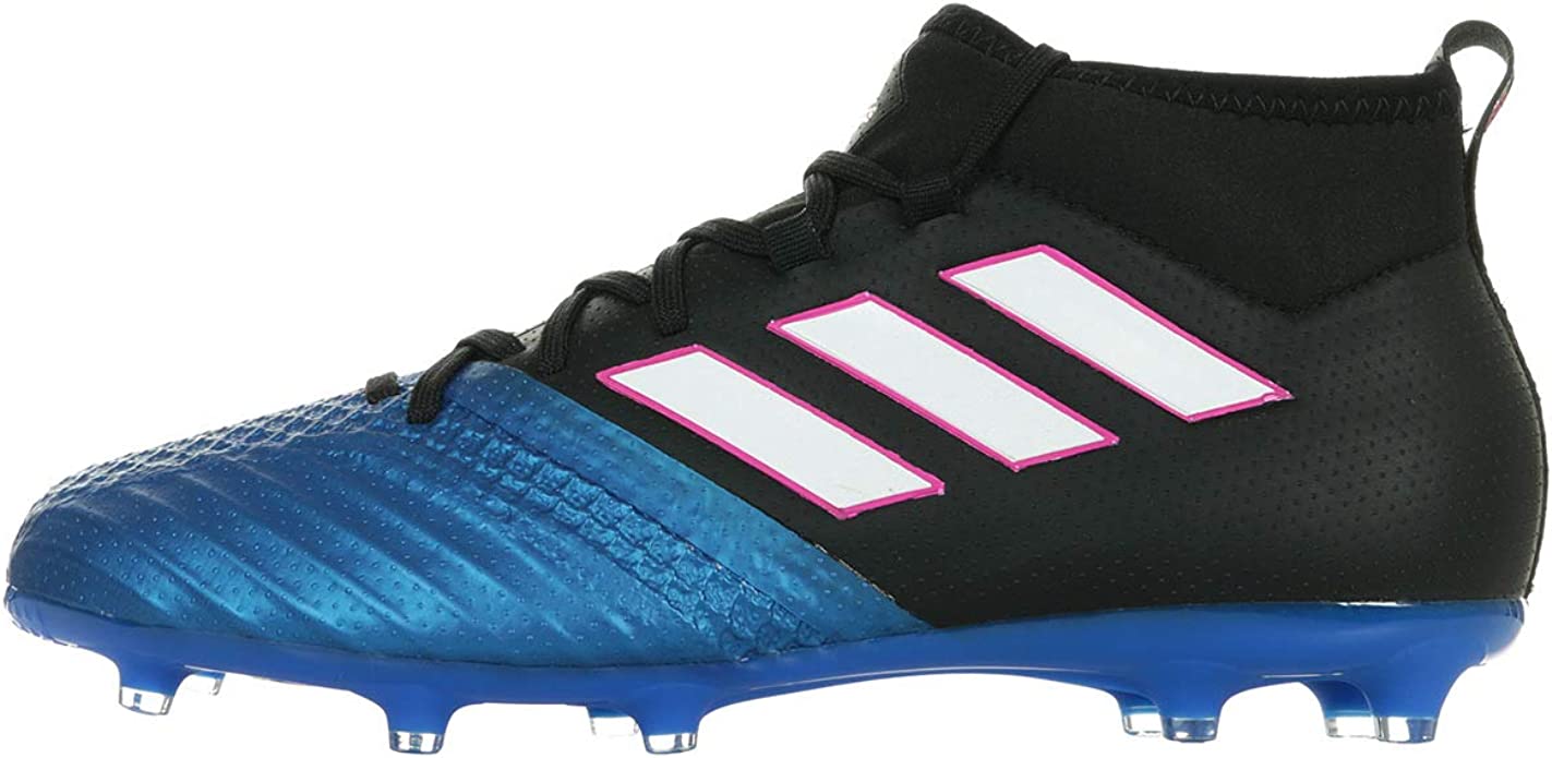 adidas ACE 17.1 FG Youth Firm Ground Soccer Cleats Black/White/Blue - Best Buy Soccer
