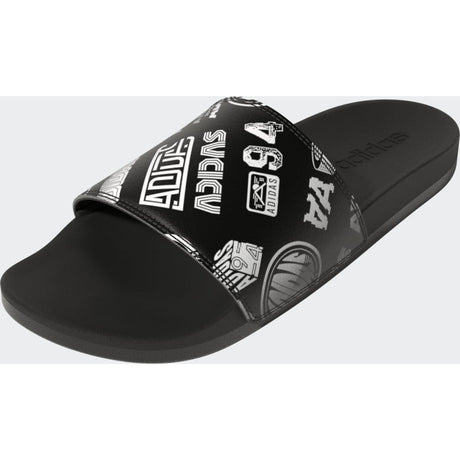 adidas Adilette Comfort Core Black/White - Best Buy Soccer