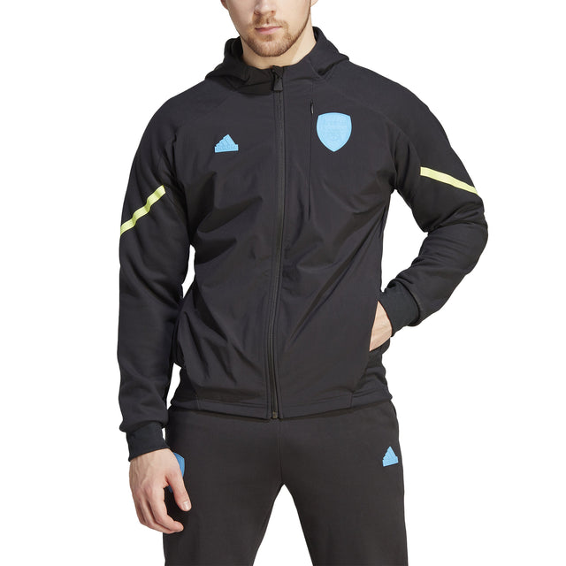 adidas Arsenal Designed for Gameday Full - Zip Hoodie 23/24 - Black - Best Buy Soccer