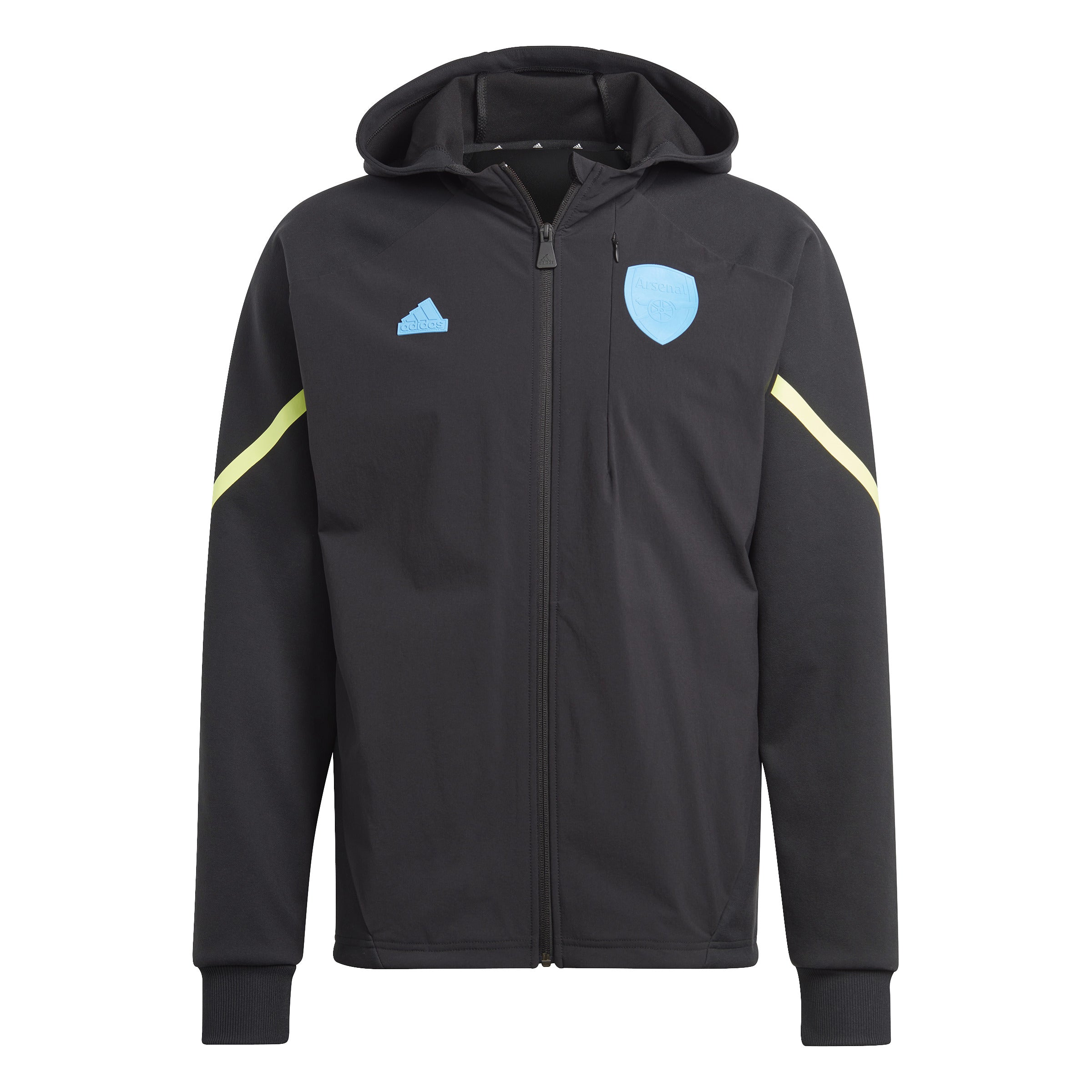 adidas Arsenal Designed for Gameday Full - Zip Hoodie 23/24 - Black - Best Buy Soccer