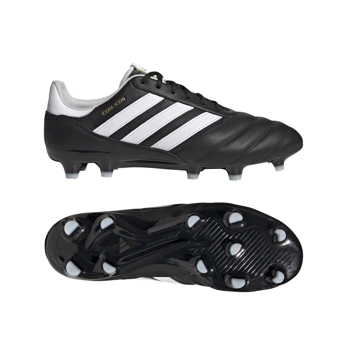 adidas Copa Icon FG Firm Ground Soccer Cleats - Black/White/Gold Metallic - Best Buy Soccer