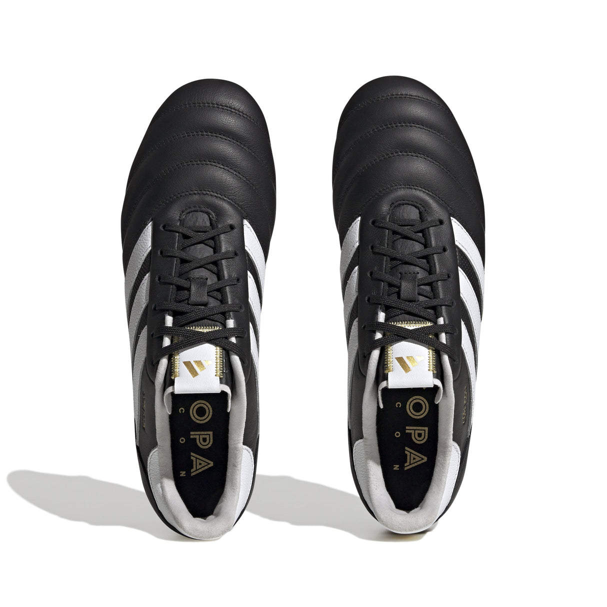 adidas Copa Icon FG Firm Ground Soccer Cleats - Black/White/Gold Metallic - Best Buy Soccer
