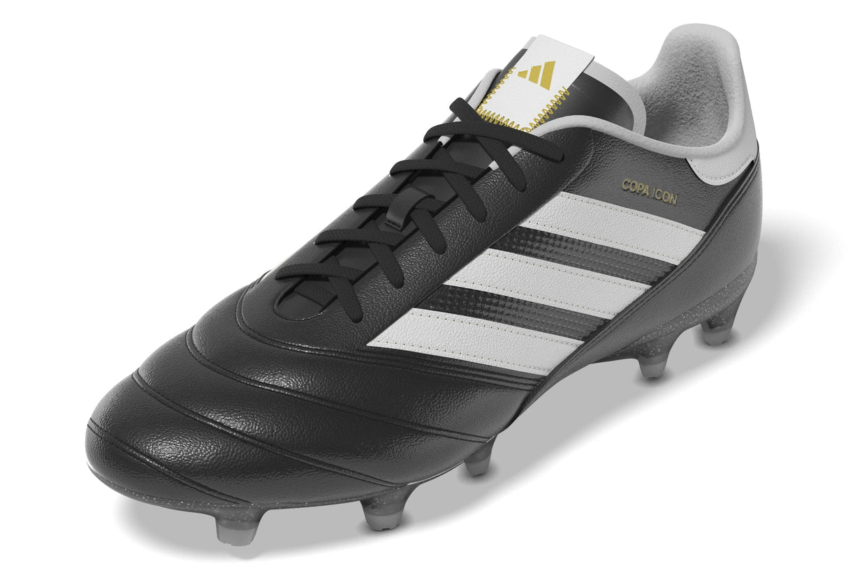 adidas Copa Icon FG Firm Ground Soccer Cleats - Black/White/Gold Metallic - Best Buy Soccer