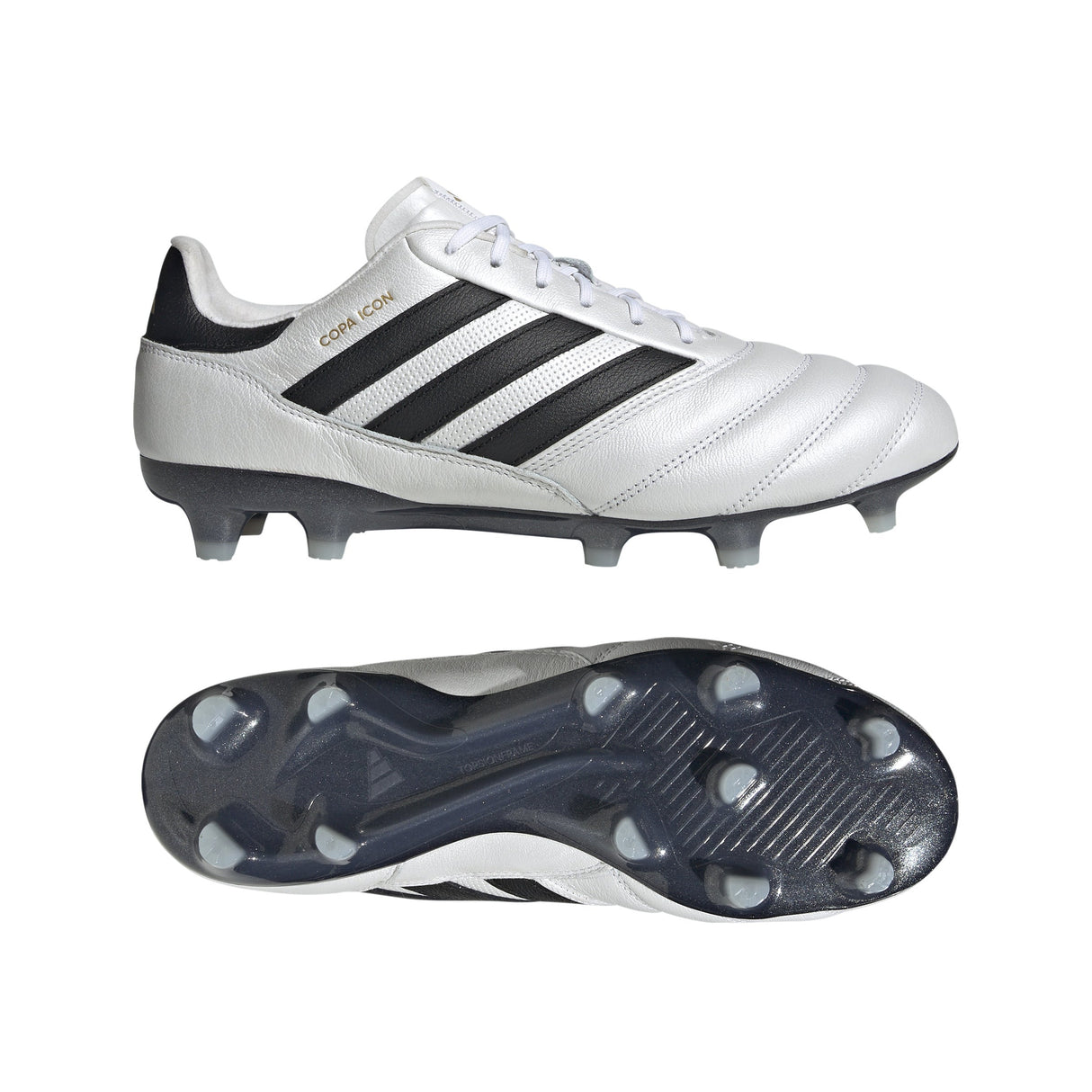 adidas Copa Icon FG Firm Ground Soccer Cleats - White/Black/Gold Metallic - Best Buy Soccer