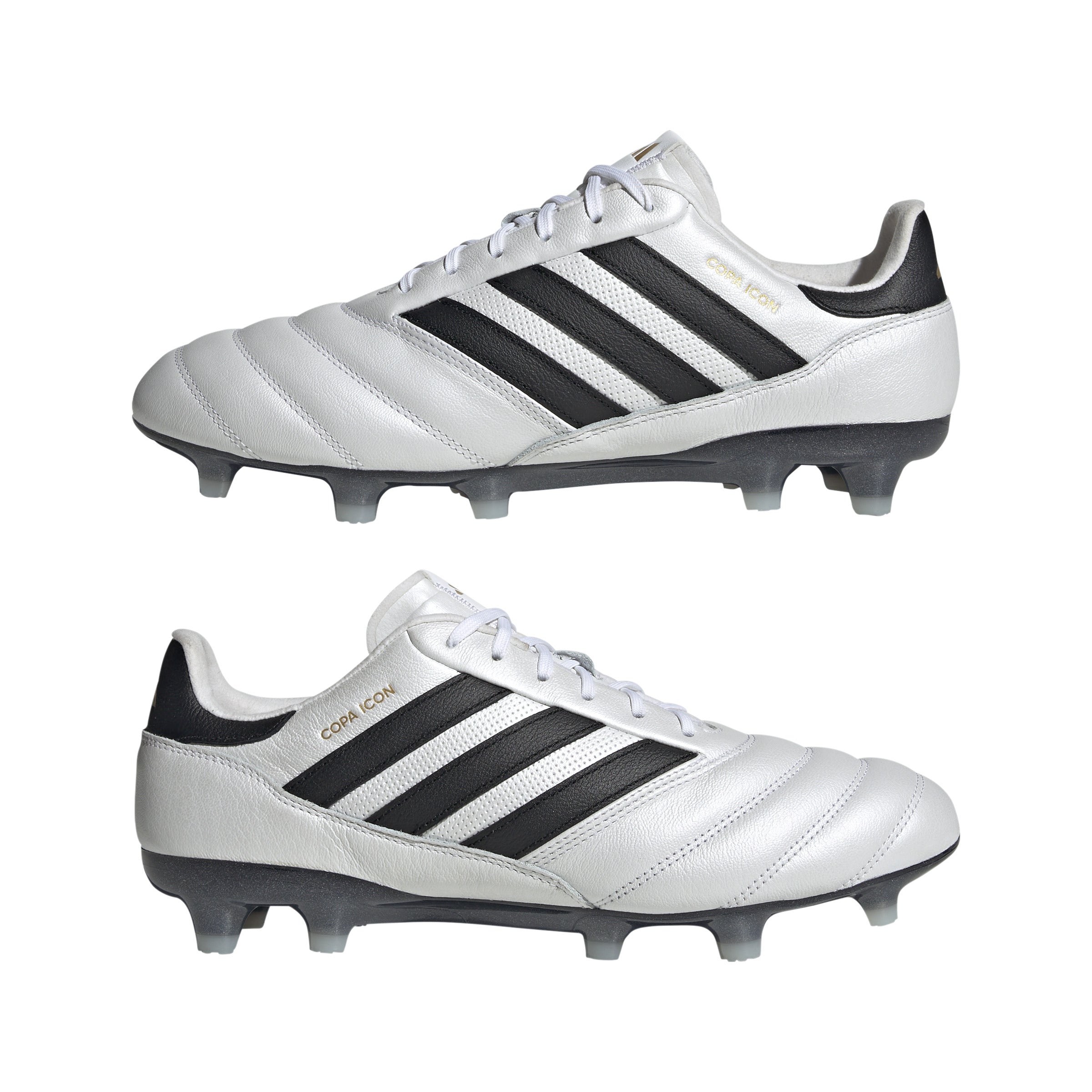 adidas Copa Icon FG Firm Ground Soccer Cleats - White/Black/Gold Metallic - Best Buy Soccer