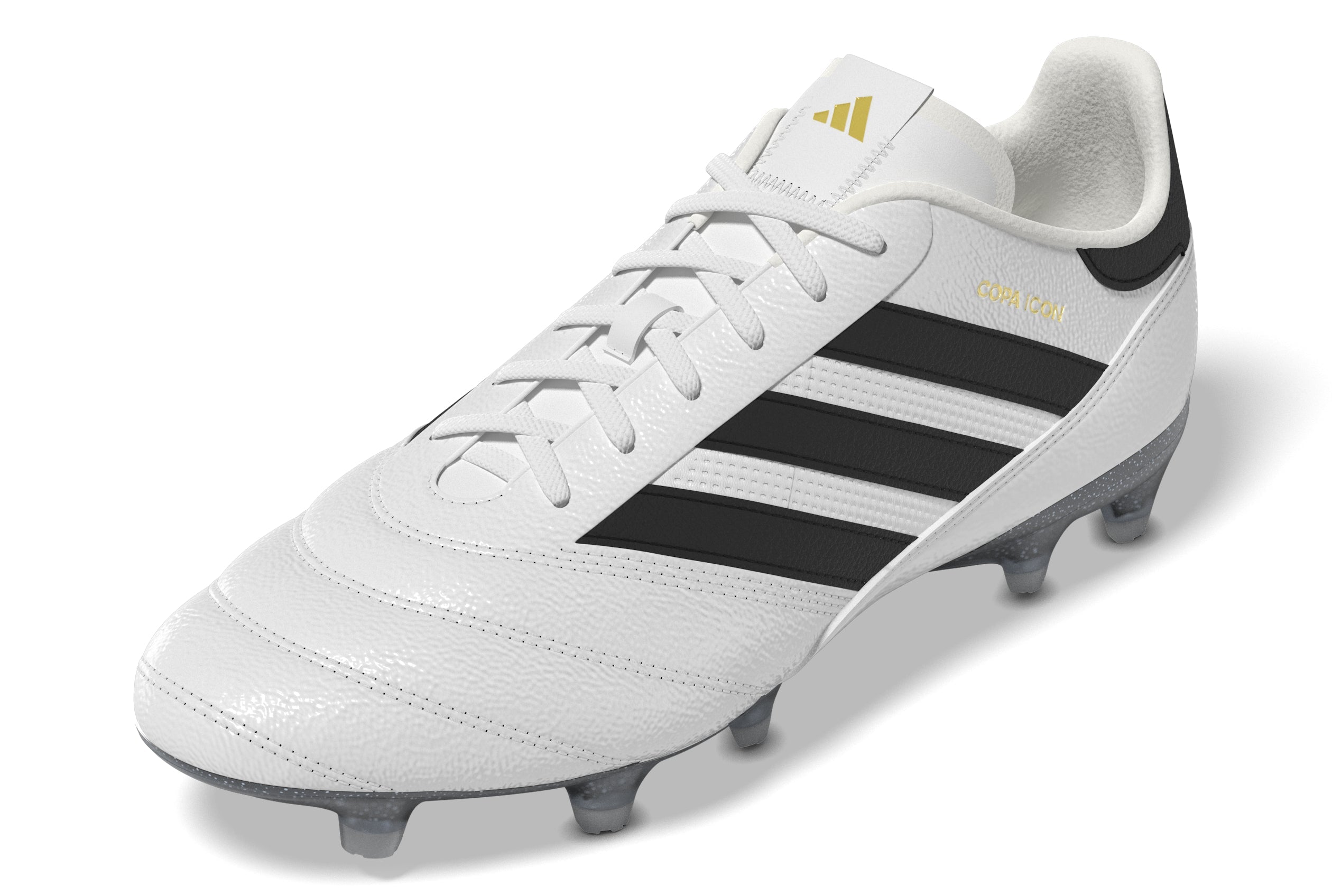 adidas Copa Icon FG Firm Ground Soccer Cleats - White/Black/Gold Metallic - Best Buy Soccer