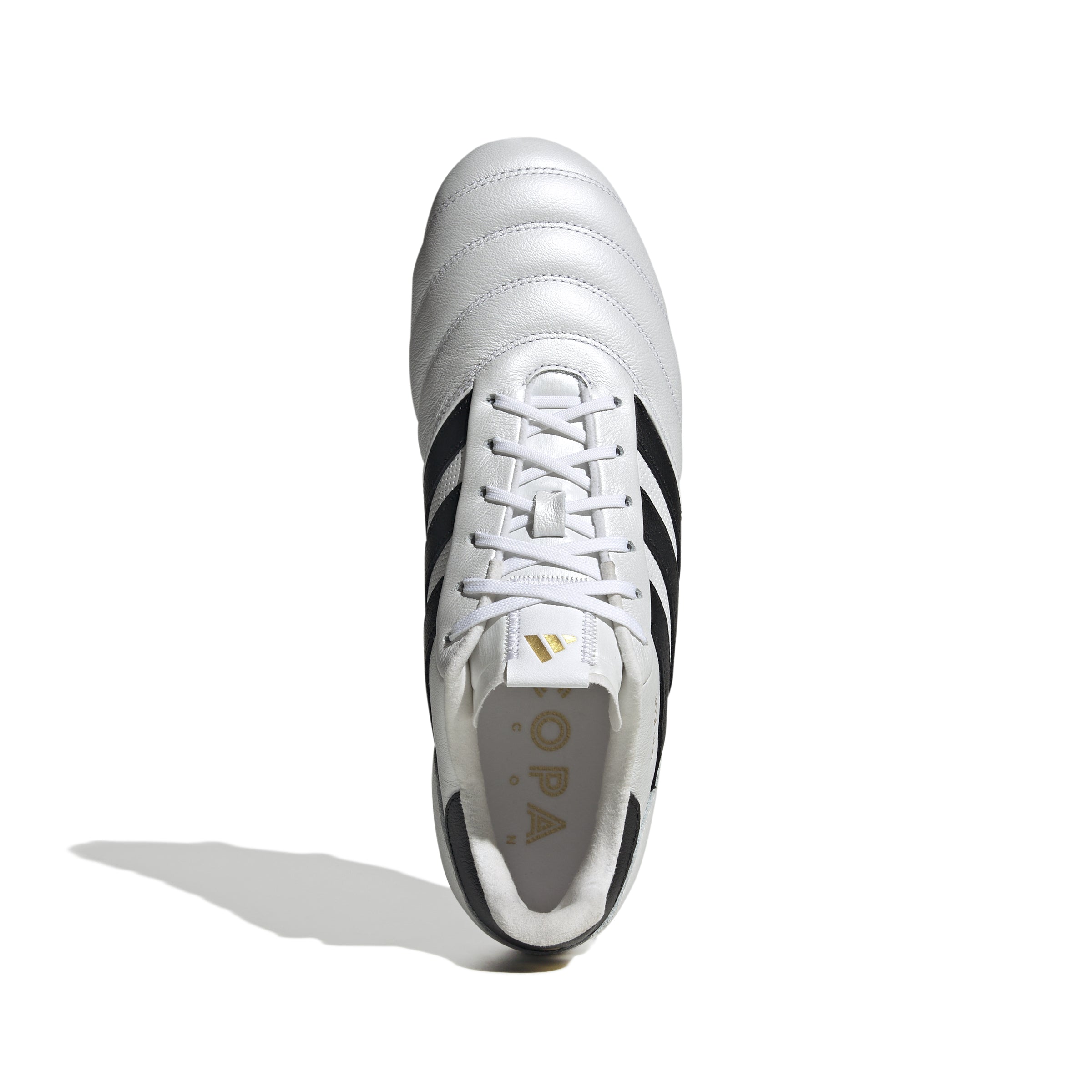 adidas Copa Icon FG Firm Ground Soccer Cleats - White/Black/Gold Metallic - Best Buy Soccer