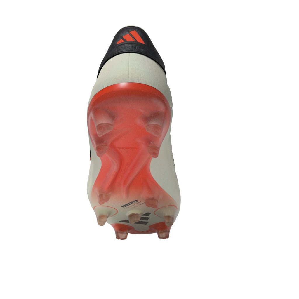 adidas Copa Pure 2 Elite FG Firm Ground Soccer Cleats - Ivory/Black/Solar Red - Best Buy Soccer