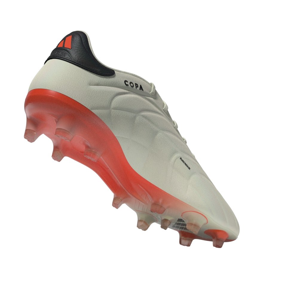 adidas Copa Pure 2 Elite FG Firm Ground Soccer Cleats - Ivory/Black/Solar Red - Best Buy Soccer