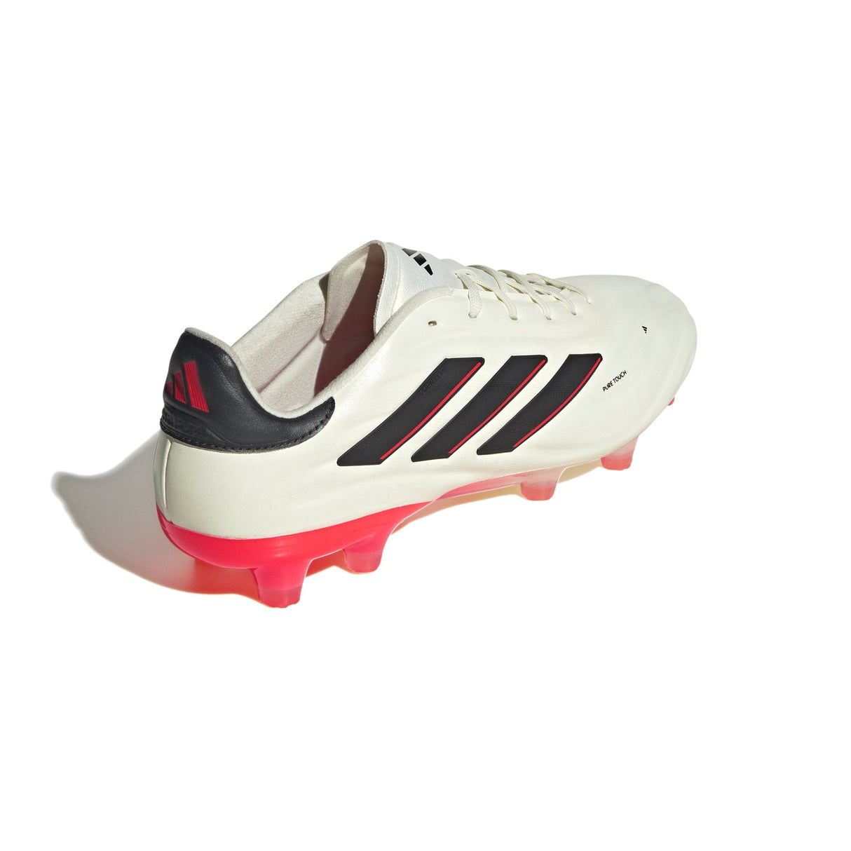 adidas Copa Pure 2 Elite FG Firm Ground Soccer Cleats - Ivory/Black/Solar Red - Best Buy Soccer