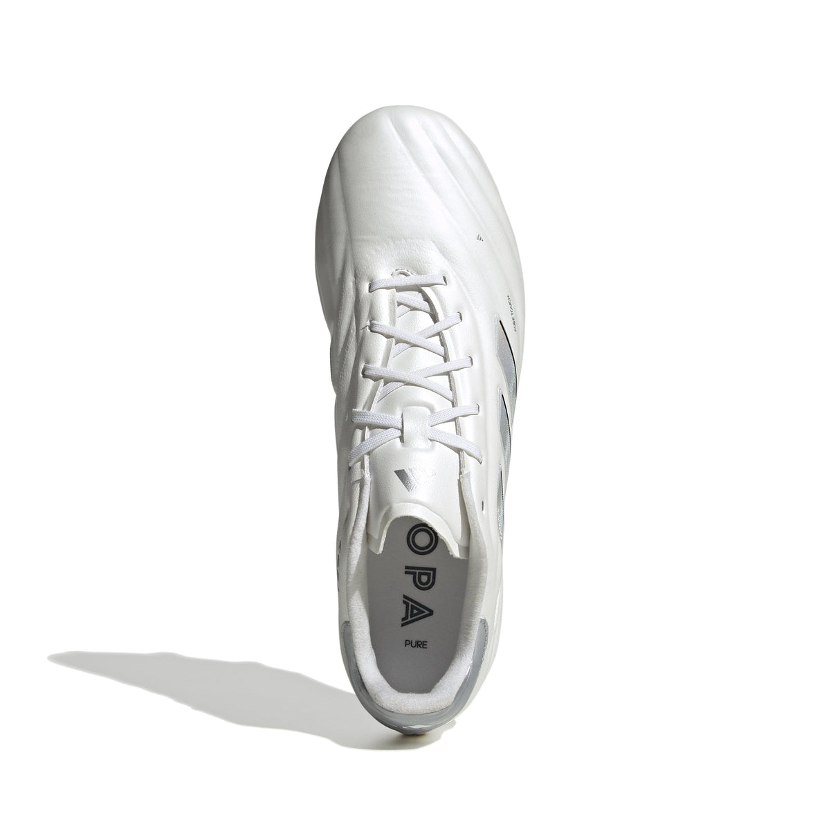 adidas Copa Pure 2 Elite FG Firm Ground Soccer Cleats - White/Silver Metallic - Best Buy Soccer