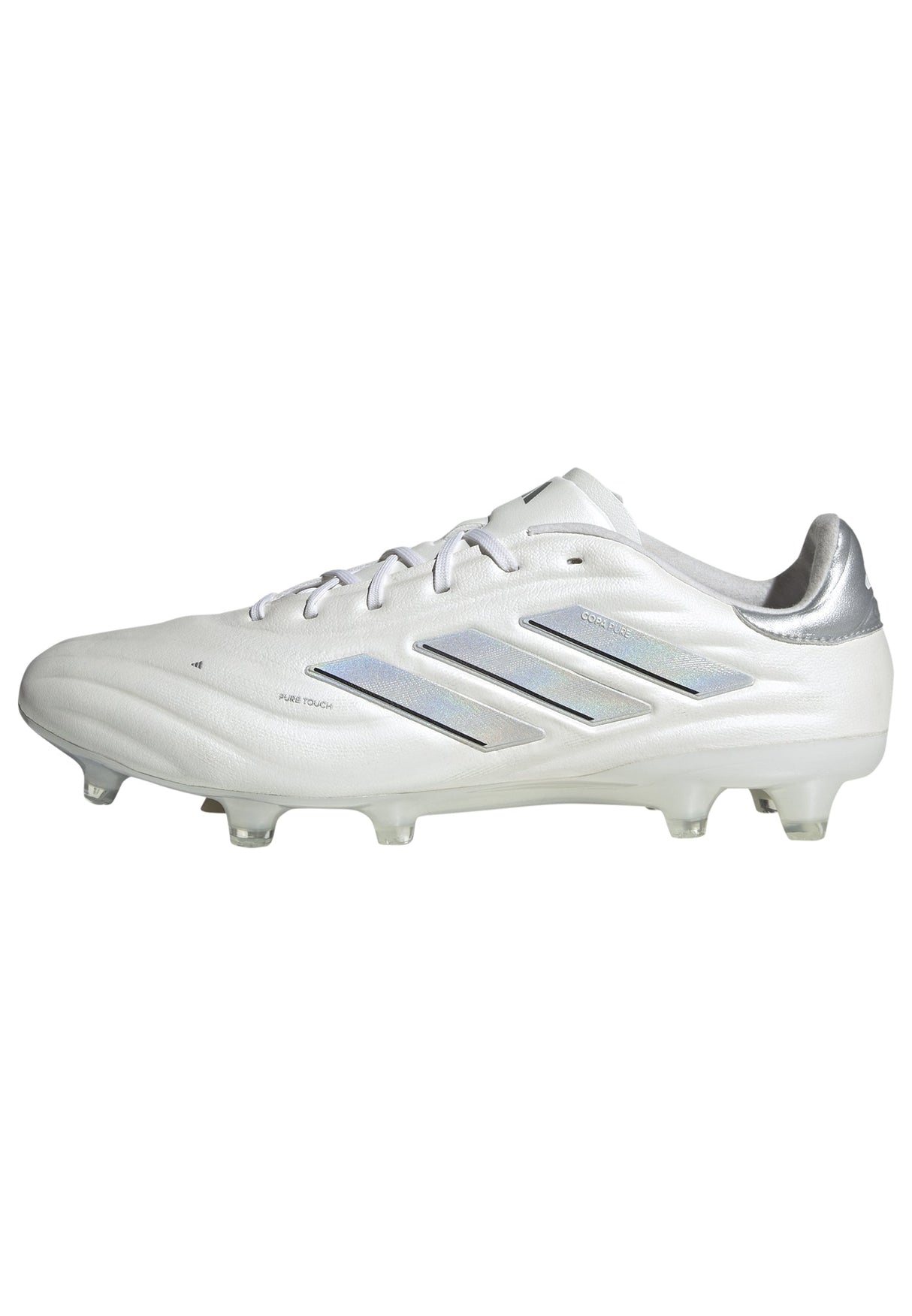 adidas Copa Pure 2 Elite FG Firm Ground Soccer Cleats - White/Silver Metallic - Best Buy Soccer