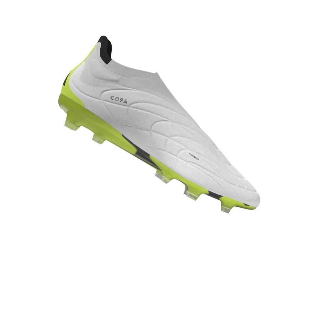 adidas Copa Pure+ FG Firm Ground Soccer Cleats White/Black/Lucid Lemon - Best Buy Soccer